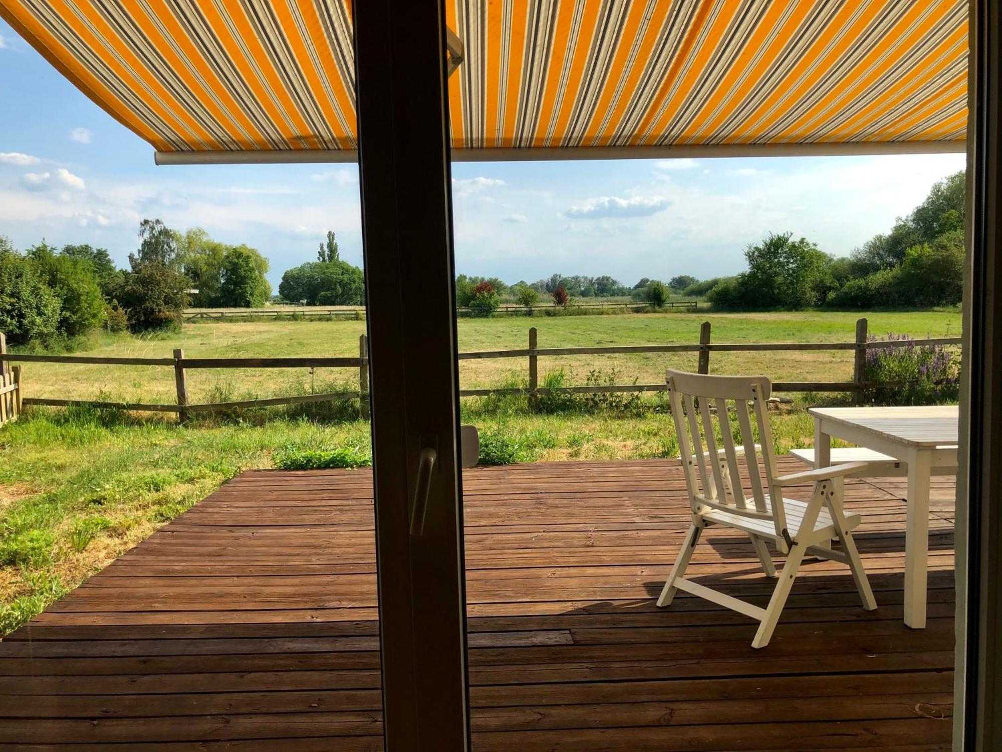Neu - Ferien Auf Dem Bruderhof Am Pritzerber See Hohenferchesar Bagian luar foto