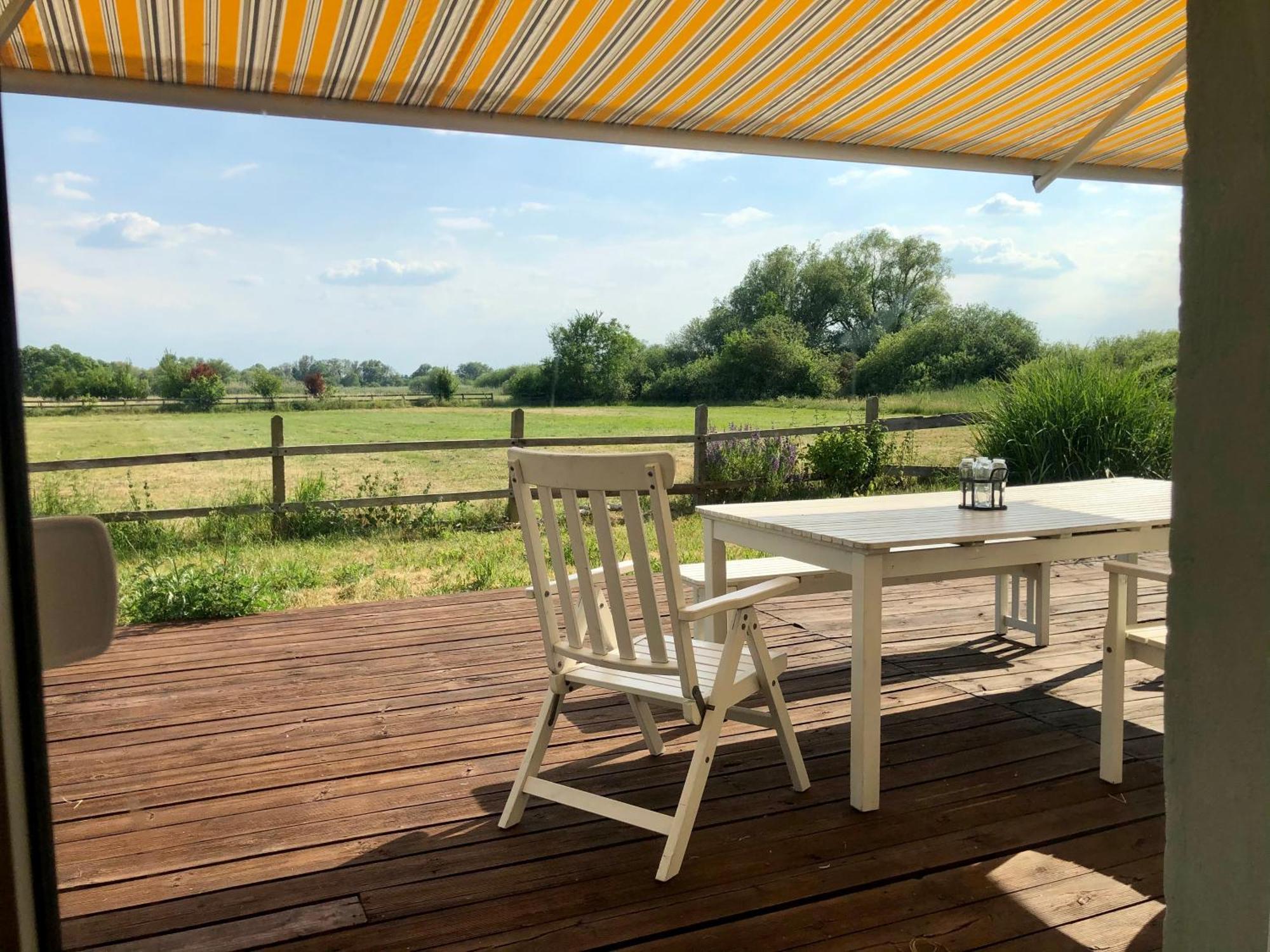 Neu - Ferien Auf Dem Bruderhof Am Pritzerber See Hohenferchesar Bagian luar foto